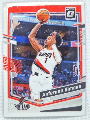 2023-24 Donruss Optic #153 Anfernee Simons