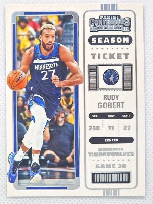 2022-23 Panini Contenders – Season Ticket Retail #1 Rudy Gobert