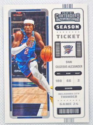 2022-23 Panini Contenders – Season Ticket Retail #18 Shai Gilgeous-Alexander