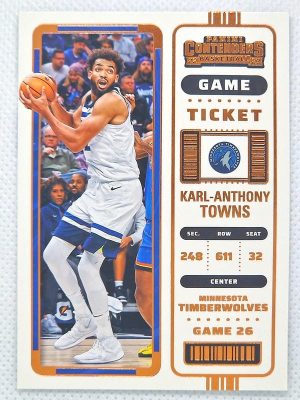 2022-23 Panini Contenders – Game Ticket Bronze #20 Karl-Anthony Towns