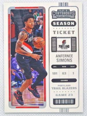 2022-23 Panini Contenders – Season Ticket Retail #25 Anfernee Simons