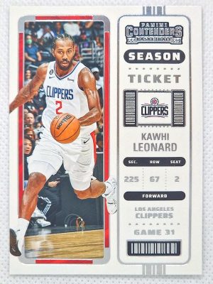 2022-23 Panini Contenders – Season Ticket Retail #27 Kawhi Leonard