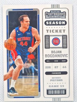2022-23 Panini Contenders – Season Ticket Retail #29 Bojan Bogdanovic