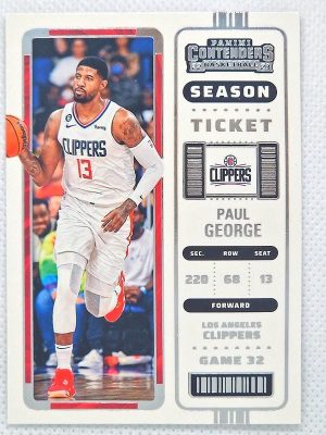 2022-23 Panini Contenders – Season Ticket Retail #30 Paul George