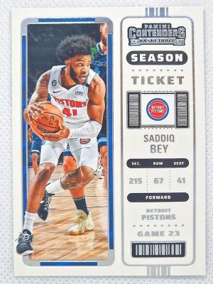 2022-23 Panini Contenders – Season Ticket Retail #40 Saddiq Bey