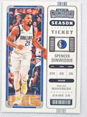 2022-23 Panini Contenders – Season Ticket Retail #61 Spencer Dinwiddie
