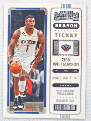2022-23 Panini Contenders – Season Ticket Retail #85 Zion Williamson
