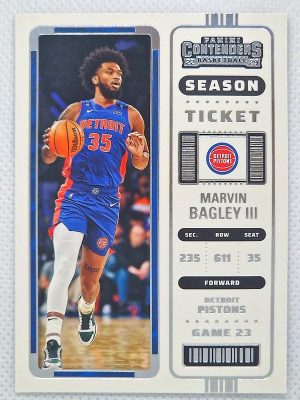 2022-23 Panini Contenders – Season Ticket Retail #96 Marvin Bagley III