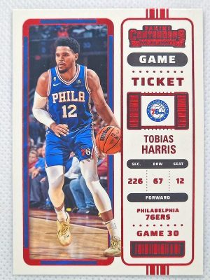 2022-23 Panini Contenders – Game Ticket Red #99 Tobias Harris