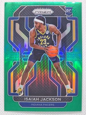 2021-22 Panini Prizm – Green #309 Isaiah Jackson