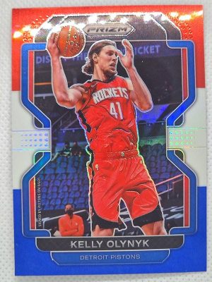2021-22 Panini Prizm – Red White and Blue #150 Kelly Olynyk