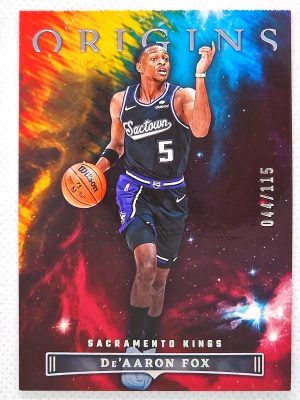 2022-23 Panini Origins – Maroon #1 De’Aaron Fox SN115