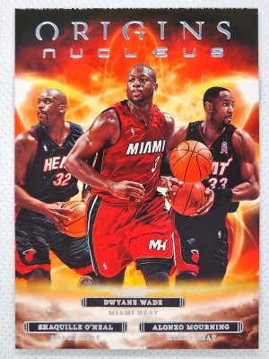2022-23 Panini Origins – Nucleus #24 Shaquille O’Neal / Alonzo Mourning / Dwyane Wade