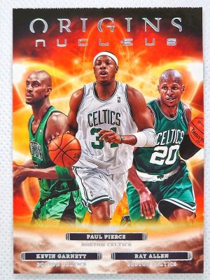 2022-23 Panini Origins – Nucleus #22 Ray Allen / Kevin Garnett / Paul Pierce