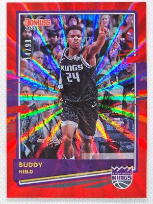 2020-21 Donruss – Holo Red Laser #180 Buddy Hield SN99