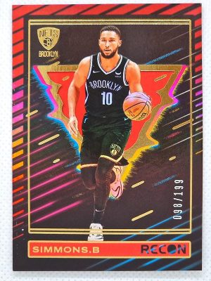 2023-24 Panini Recon – Holo Red #19 Ben Simmons SN199