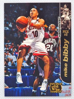 1998 Press Pass Double Threat #2 Mike Bibby