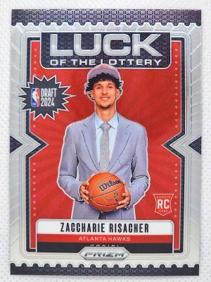 2024-25 Panini Prizm – Luck of the Lottery #10 Zaccharie Risacher