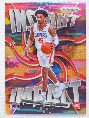 2021-22 Panini Prizm – Instant Impact #5 Keon Johnson