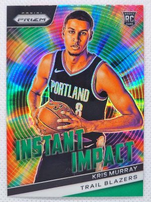 2023-24 Panini Prizm – Instant Impact Prizms Green #12 Kris Murray