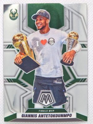 2021-22 Panini Mosaic #296 Giannis Antetokounmpo FINMVP
