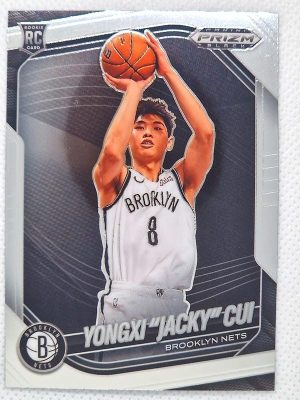 2024-25 Panini Prizm Black #202 Yongxi “Jacky” Cui