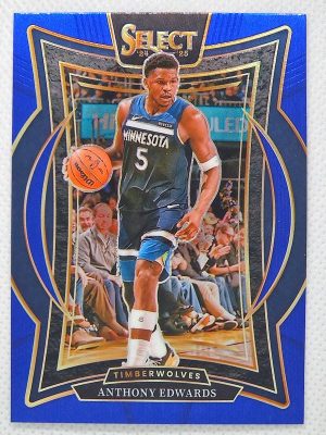 2024-25 Panini Select – Blue (Retail) #23 Anthony Edwards