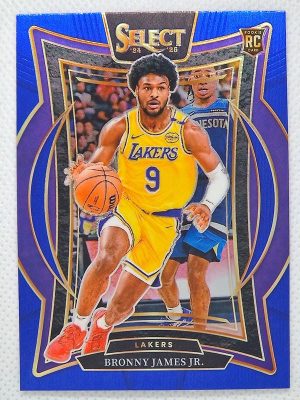 2024-25 Panini Select – Blue (Retail) #90 Bronny James Jr.