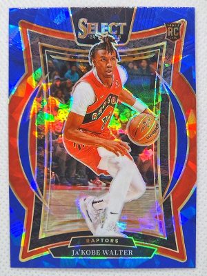 2024-25 Panini Select – Blue Cracked Ice Prizm #96 Ja’Kobe Walter