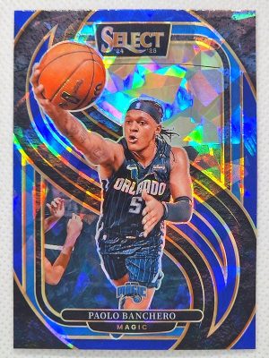 2024-25 Panini Select – Blue Cracked Ice Prizm #158 Paolo Banchero