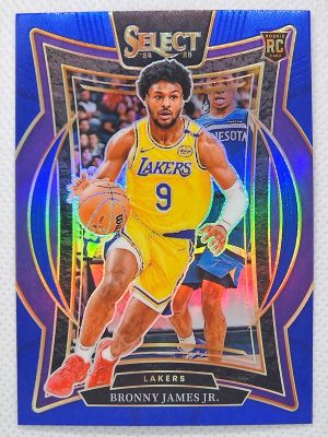 2024-25 Panini Select – Silver Prizm #90 Bronny James Jr.