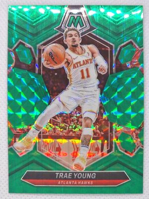 2023-24 Panini Mosaic – Green #107 Trae Young