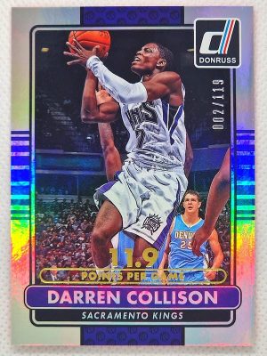 2014-15 Donruss – Stat Line Career #86 Darren Collison SN119