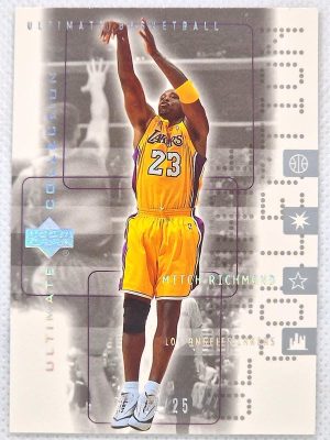 2001-02 Upper Deck Ultimate Collection – Platinum #27 Mitch Richmond SN25
