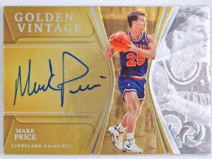 2019-20 Panini Opulence – Golden Vintage Autographs #GVA-MP Mark Price AU, SN49