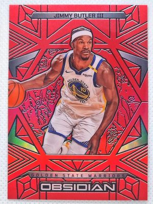 2024-25 Panini Obsidian – Electric Etch Red Flood #120 Jimmy Butler