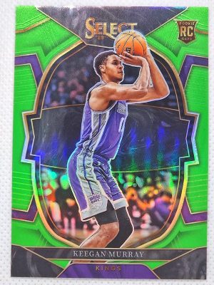2022-23 Panini Select – Neon Green Prizms #81 Keegan Murray SN75