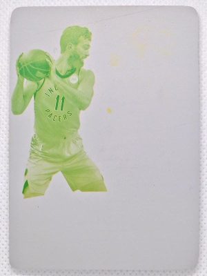 2021-22 Panini National Treasures – Logoman Autographs Printing Plates Yellow #6 Domantas Sabonis SN1