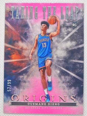 2022-23 Panini Origins – Taking the Leap Pink #15 Ousmane Dieng SN99