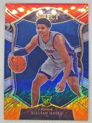 2020-21 Panini Select – Red White Orange Shimmer #67 Killian Hayes
