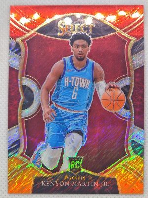 2020-21 Panini Select – Red White Orange Shimmer #98 Kenyon Martin Jr.