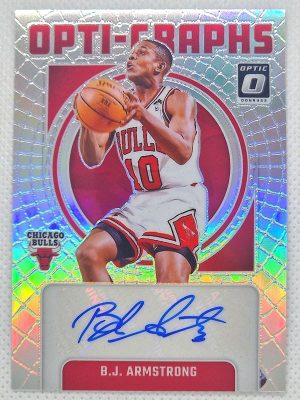 2024-25 Donruss Optic – Opti-Graphs Holo #OG-BJA B.J. Armstrong AU, SN75