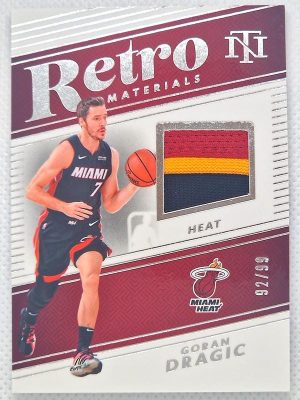 2024-25 Panini National Treasures – Retro Materials #RM-GRG Goran Dragic MEM, SN99
