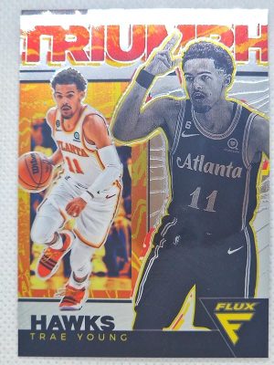 2022-23 Panini Flux – Triumph #4 Trae Young