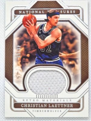 2022-23 Panini National Treasures – Retro Materials #RM-CLT Christian Laettner MEM, SN99