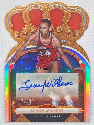 2022-23 Panini Crown Royale – Crown Autographs #CA-LWK Lenny Wilkens AU, SN99