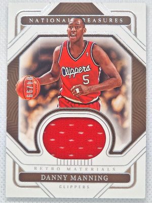 2022-23 Panini National Treasures – Retro Materials #RM-DMN Danny Manning MEM, SN99
