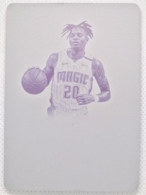 2019-20 Panini Flawless Printing Plates Magenta #50 Markelle Fultz SN1